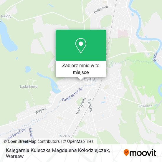 Mapa Księgarnia Kuleczka Magdalena Kołodziejczak