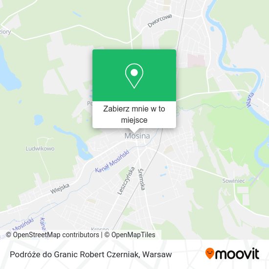 Mapa Podróże do Granic Robert Czerniak