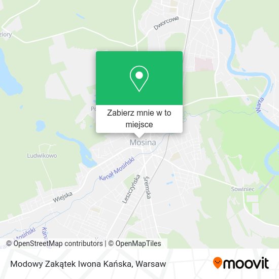 Mapa Modowy Zakątek Iwona Kańska