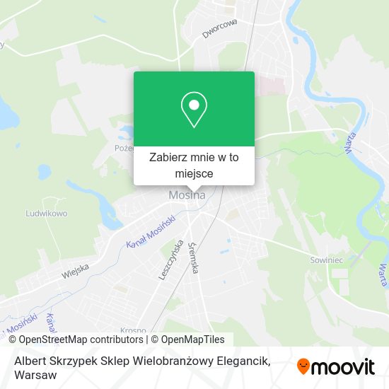 Mapa Albert Skrzypek Sklep Wielobranżowy Elegancik