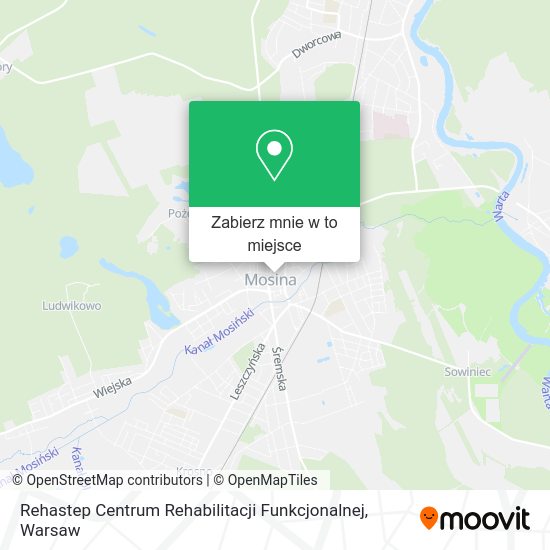Mapa Rehastep Centrum Rehabilitacji Funkcjonalnej