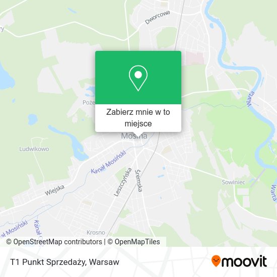 Mapa T1 Punkt Sprzedaży