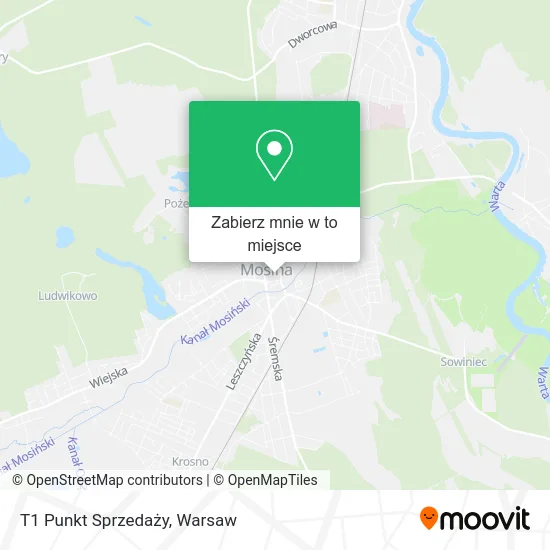 Mapa T1 Punkt Sprzedaży