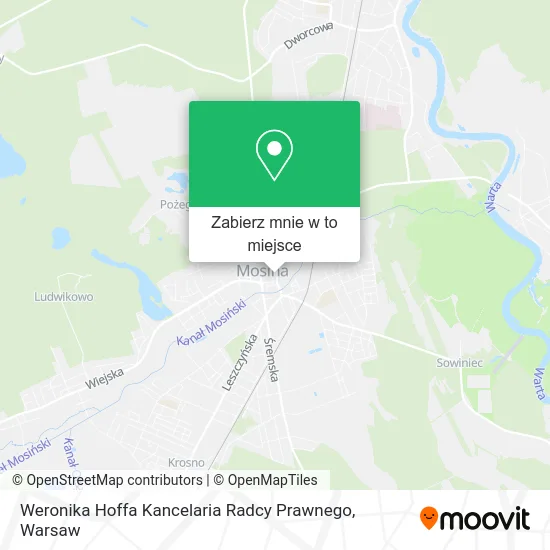 Mapa Weronika Hoffa Kancelaria Radcy Prawnego