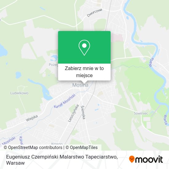 Mapa Eugeniusz Czempiński Malarstwo Tapeciarstwo