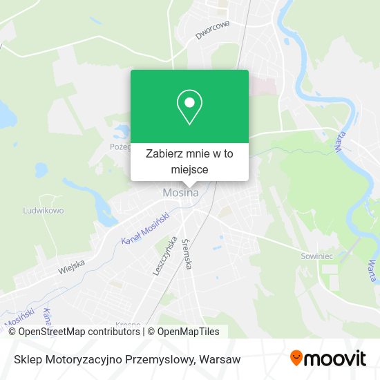 Mapa Sklep Motoryzacyjno Przemyslowy