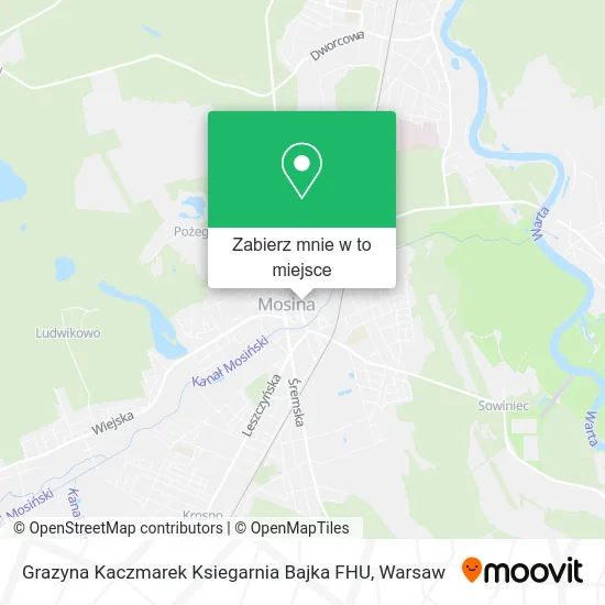 Mapa Grazyna Kaczmarek Ksiegarnia Bajka FHU