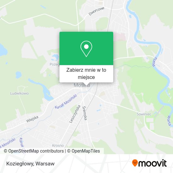 Mapa Koziegłowy