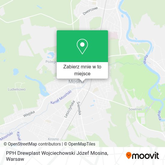 Mapa PPH Drewplast Wojciechowski Józef Mosina