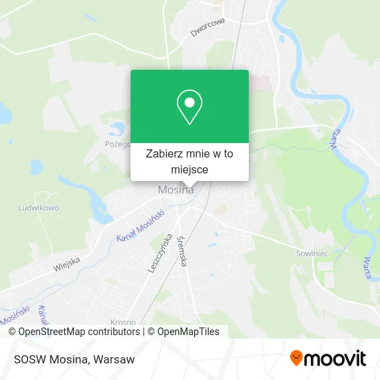 Mapa SOSW Mosina