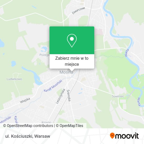 Mapa ul. Kościuszki