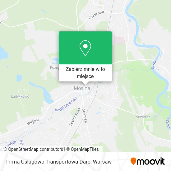 Mapa Firma Uslugowo Transportowa Daro
