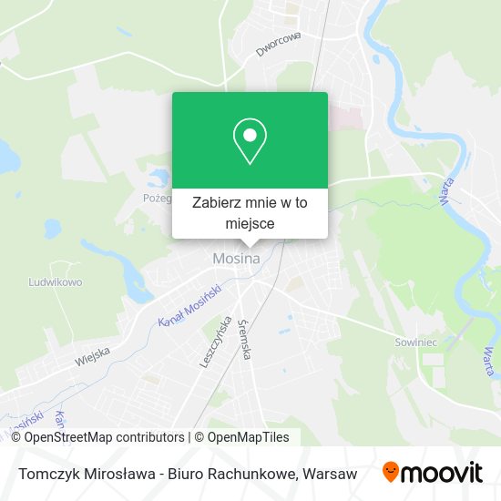 Mapa Tomczyk Mirosława - Biuro Rachunkowe