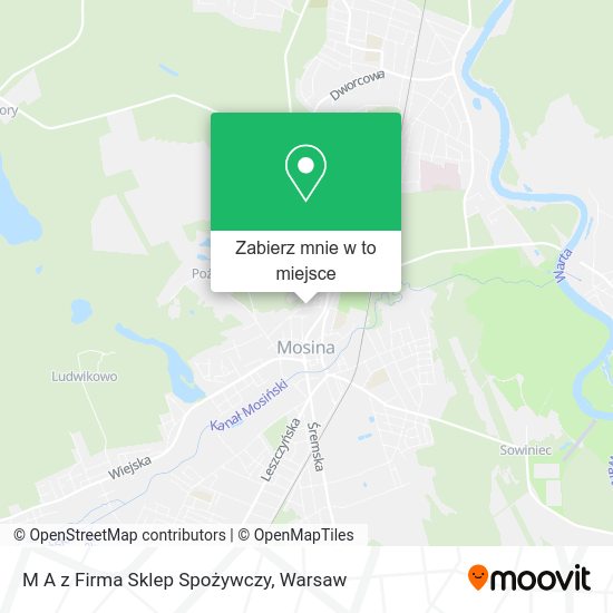 Mapa M A z Firma Sklep Spożywczy