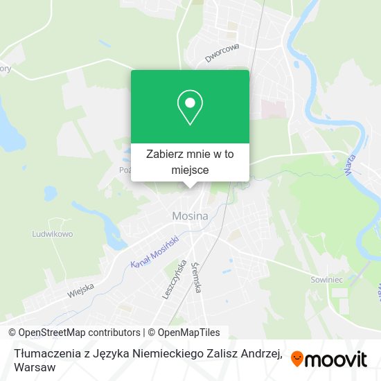 Mapa Tłumaczenia z Języka Niemieckiego Zalisz Andrzej