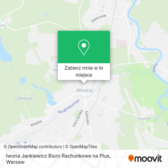 Mapa Iwona Jankiewicz Biuro Rachunkowe na Plus