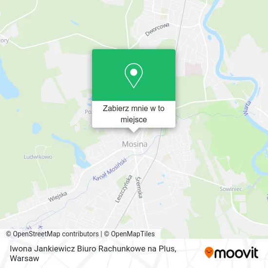 Mapa Iwona Jankiewicz Biuro Rachunkowe na Plus