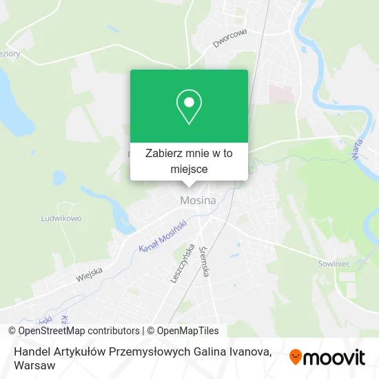 Mapa Handel Artykułów Przemysłowych Galina Ivanova