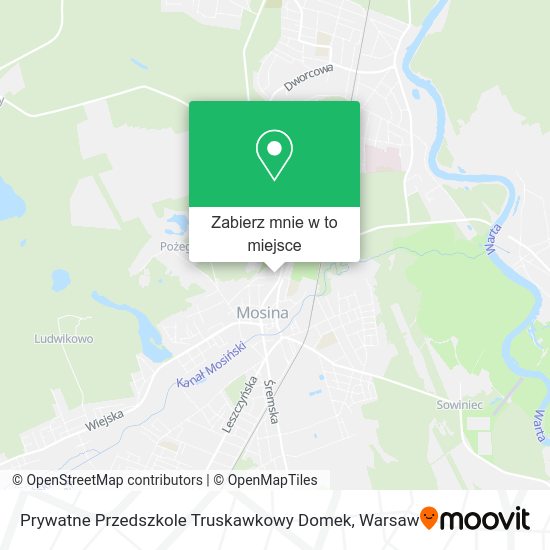 Mapa Prywatne Przedszkole Truskawkowy Domek