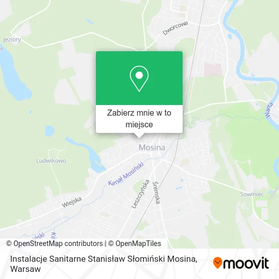 Mapa Instalacje Sanitarne Stanisław Słomiński Mosina
