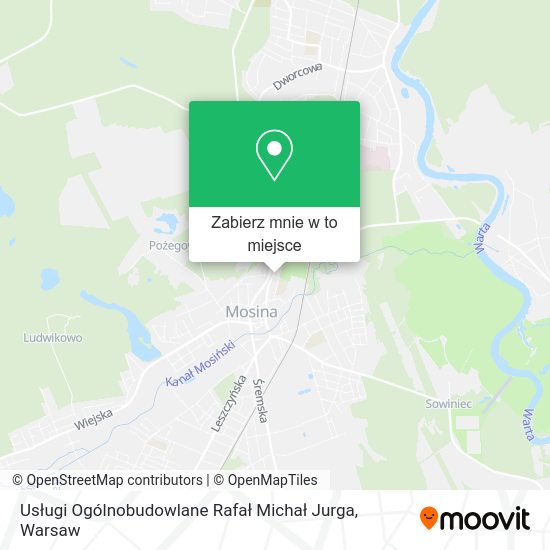 Mapa Usługi Ogólnobudowlane Rafał Michał Jurga