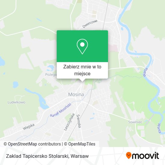 Mapa Zaklad Tapicersko Stolarski