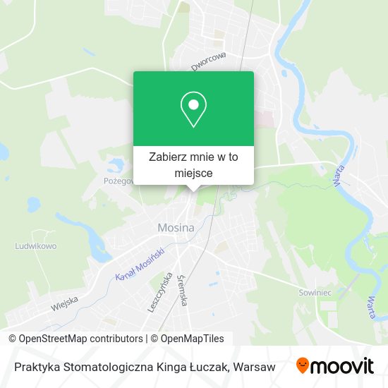 Mapa Praktyka Stomatologiczna Kinga Łuczak