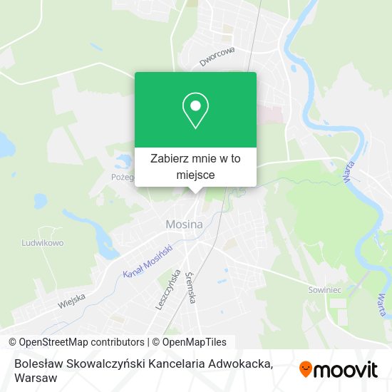 Mapa Bolesław Skowalczyński Kancelaria Adwokacka