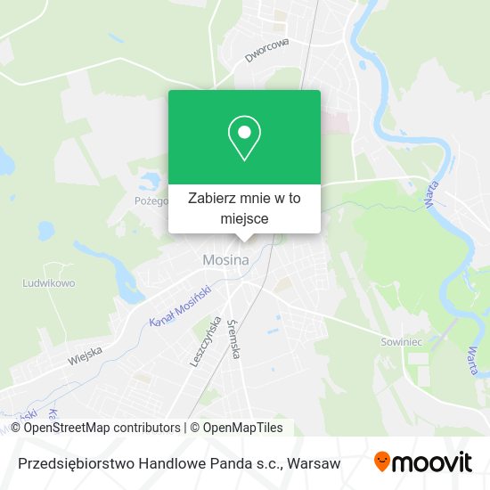 Mapa Przedsiębiorstwo Handlowe Panda s.c.