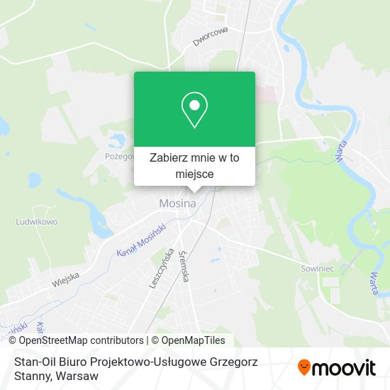 Mapa Stan-Oil Biuro Projektowo-Usługowe Grzegorz Stanny