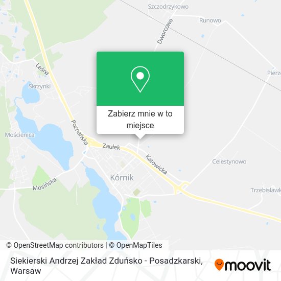 Mapa Siekierski Andrzej Zakład Zduńsko - Posadzkarski