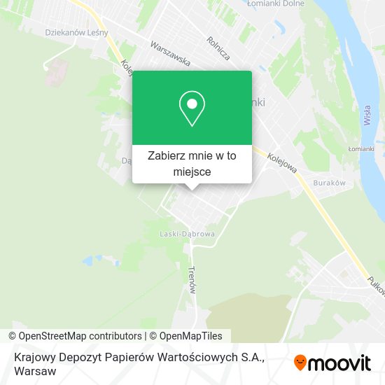 Mapa Krajowy Depozyt Papierów Wartościowych S.A.