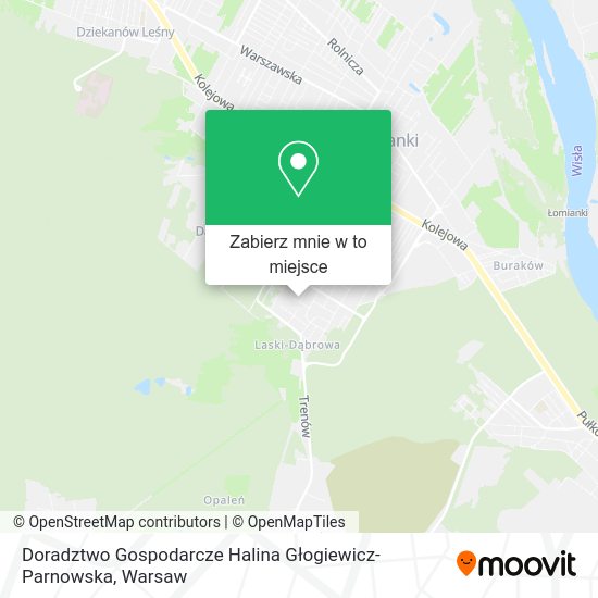 Mapa Doradztwo Gospodarcze Halina Głogiewicz-Parnowska