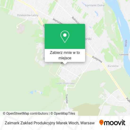 Mapa Żalmark Zakład Produkcyjny Marek Woch