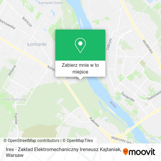 Mapa Irex - Zakład Elektromechaniczny Ireneusz Kajtaniak