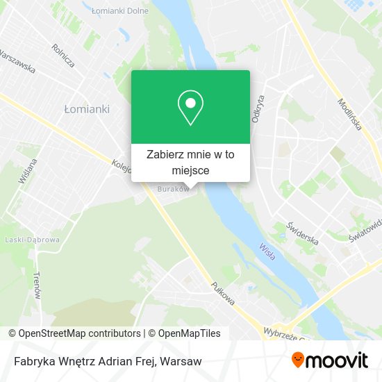 Mapa Fabryka Wnętrz Adrian Frej