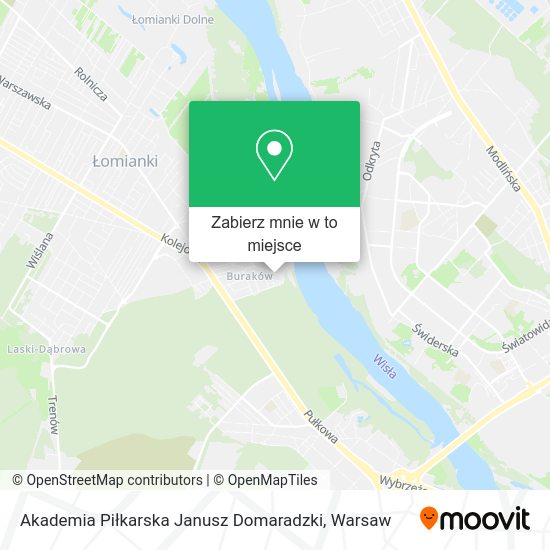 Mapa Akademia Piłkarska Janusz Domaradzki