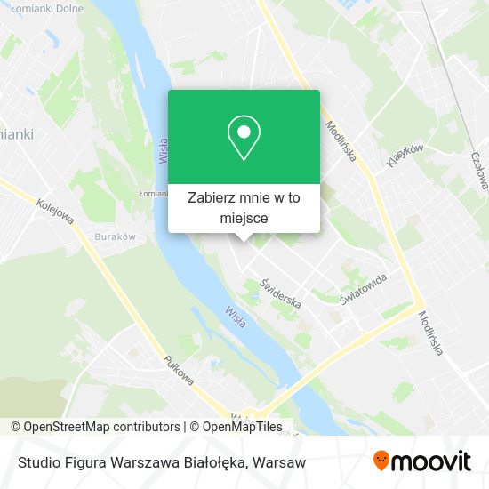 Mapa Studio Figura Warszawa Białołęka