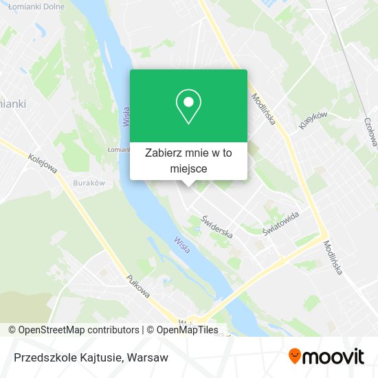 Mapa Przedszkole Kajtusie