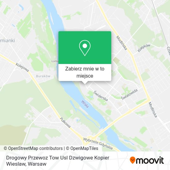 Mapa Drogowy Przewoz Tow Usl Dzwigowe Kopier Wieslaw