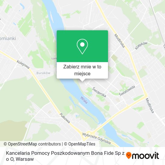 Mapa Kancelaria Pomocy Poszkodowanym Bona Fide Sp z o O