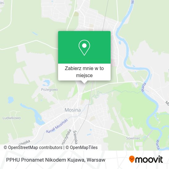 Mapa PPHU Pronamet Nikodem Kujawa