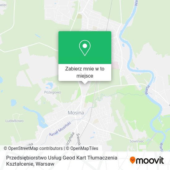 Mapa Przedsiębiorstwo Usług Geod Kart Tłumaczenia Kształcenie