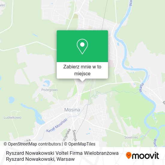 Mapa Ryszard Nowakowski Voltel Firma Wielobranżowa Ryszard Nowakowski