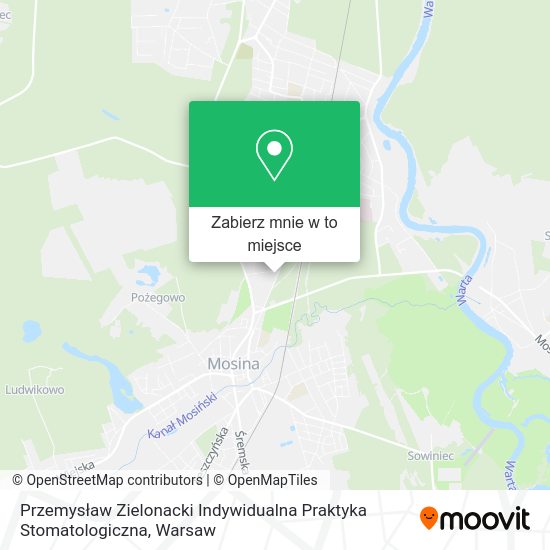 Mapa Przemysław Zielonacki Indywidualna Praktyka Stomatologiczna