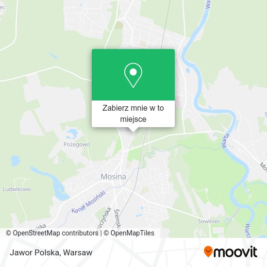 Mapa Jawor Polska