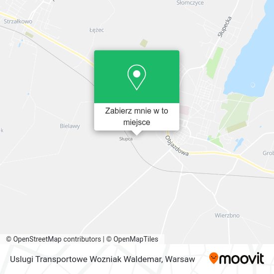 Mapa Uslugi Transportowe Wozniak Waldemar