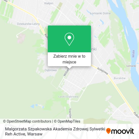 Mapa Malgorzata Szpakowska Akademia Zdrowej Sylwetki Reh Active