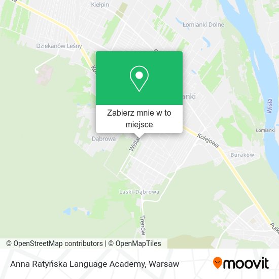 Mapa Anna Ratyńska Language Academy