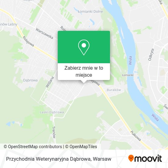 Mapa Przychodnia Weterynaryjna Dąbrowa